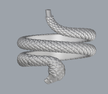 sterling silver snake designer ring jewelry Modèles 3D en vedette .c4d .max .obj .3ds .fbx .stl .blend 