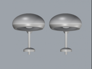 sterling silver tear drop stud earrings 3D 打印模型