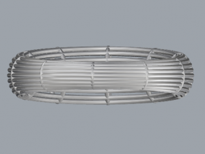 925 sterling silver plain wire silver ring 3D 打印模型