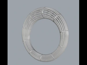 925 sterling silver plain wire silver ring 3D Print Model