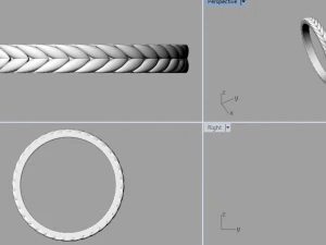 925 sterling silver leaf ring 3D Print Model