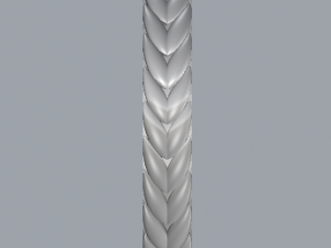 925 sterling silver leaf ring 3D Принт Модель