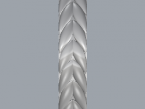 925 sterling silver leaf ring 3D Принт Модель