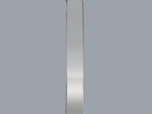 sterling silver solitaire ring jewelry 3Dプリントモデル