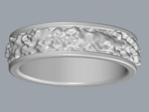 925 sterling silver texture ring jewelry 3D Print Model