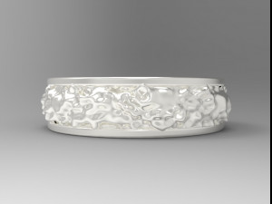 925 sterling silver texture ring jewelry Modelo de Impressão 3D