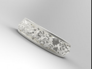 925 sterling silver texture ring jewelry Modelo de Impressão 3D