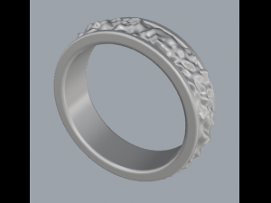 925 sterling silver texture ring jewelry Modelo de Impressão 3D