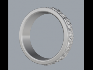 925 sterling silver texture ring jewelry Modelo de Impressão 3D