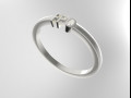 925 sterling silver name ring jewelry Modelo de Impressão 3D