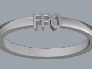925 sterling silver name ring jewelry Modelo de Impressão 3D