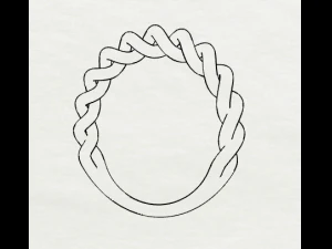 sterling silver twisted ring silver ring 3D Print Model