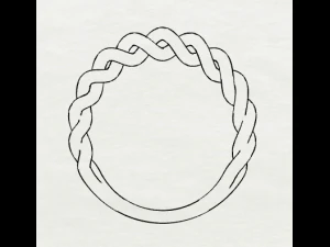 sterling silver twisted ring silver ring 3D Print Model