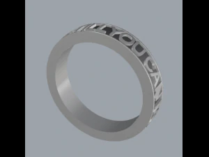 925 sterling silver move till you can ring jewelry 3D Print Model