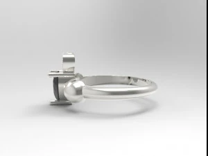 sterling silver claddagh heart ring jewelry 3D Print Model