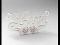 sterling silver custom name design necklace jewelry 3D Print Models