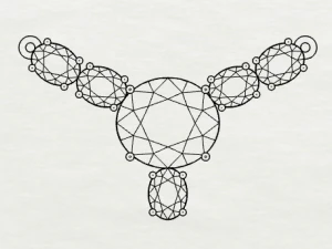 sterling silver oval design necklace jewelry 3D Print Model