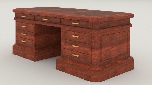 Desk 3D 모델 .c4d .max .obj .3ds .fbx .stl .blend 