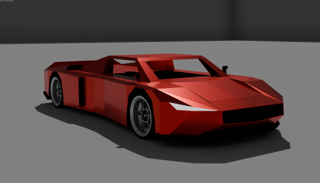 Modern Sport Car Modèle 3D .c4d .max .obj .3ds .fbx .stl .blend 