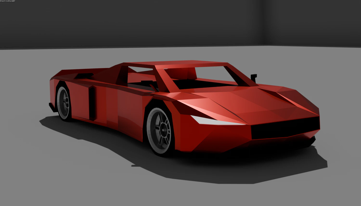 Modern Sport Car 3D Model .c4d .max .obj .3ds .fbx .stl .blend 