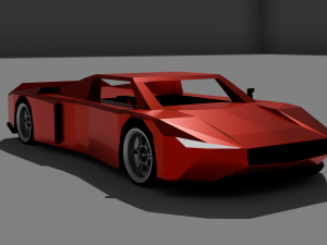 Modern Sport Car Model 3D