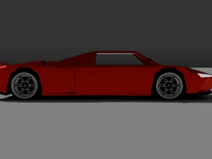 Modern Sport Car 3D Model