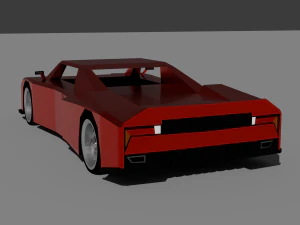 Modern Sport Car 3D Model
