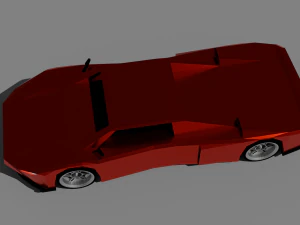 Modern Sport Car 3D Model
