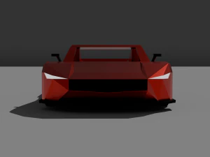 Modern Sport Car 3D Model