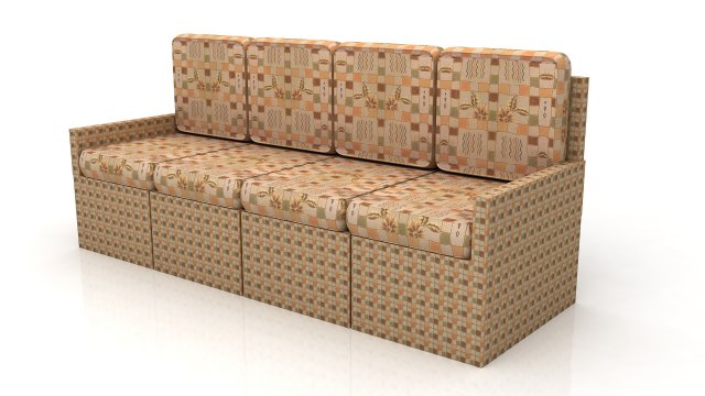 sofa 3ds max 2014 - vray 3D Model .c4d .max .obj .3ds .fbx .stl .blend 