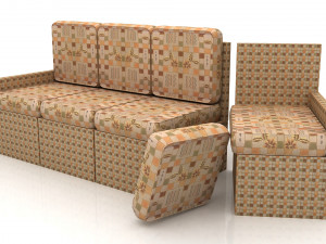 sofa 3ds max 2014 - vray 3D Model