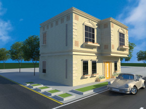 villa max-skp-lomion-vray 3D 模型