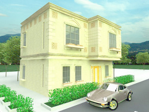 villa max-skp-lomion-vray 3Dモデル
