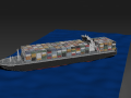 ship blocking suez canal egypt 3D Models