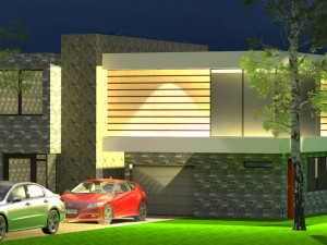 residential area Modello 3D