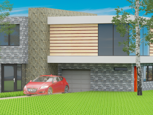 residential area Modello 3D