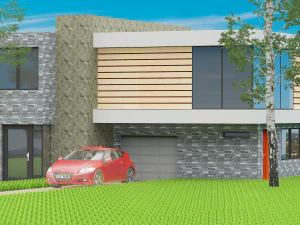 residential area 3D Model