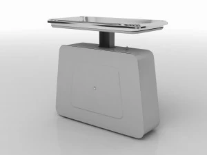 balance scale stube 10 kg old 1950-1960 3D Model