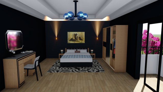 bedroom 3ds max 2014 vray lumion 8 3D 모델 .c4d .max .obj .3ds .fbx .stl .blend