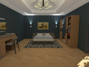 bedroom 3ds max 2014 vray lumion 8 3D 모델