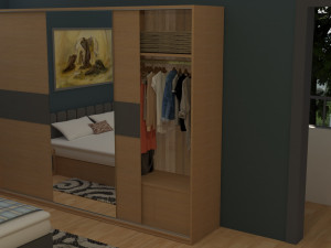 bedroom 3ds max 2014 vray lumion 8 3D 모델