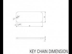 keychain engineer 3D Print Model
