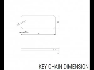 keychain engineer 3D Print Model