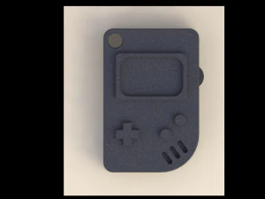 keychain gameboy 3D Print Model