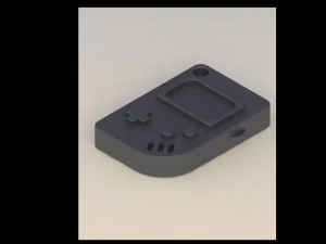 keychain gameboy 3D Print Model