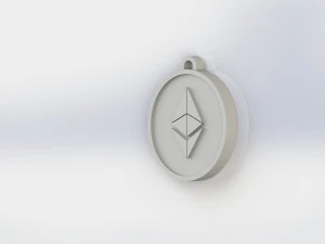 chaveiro eth Modelo de Impressão 3D