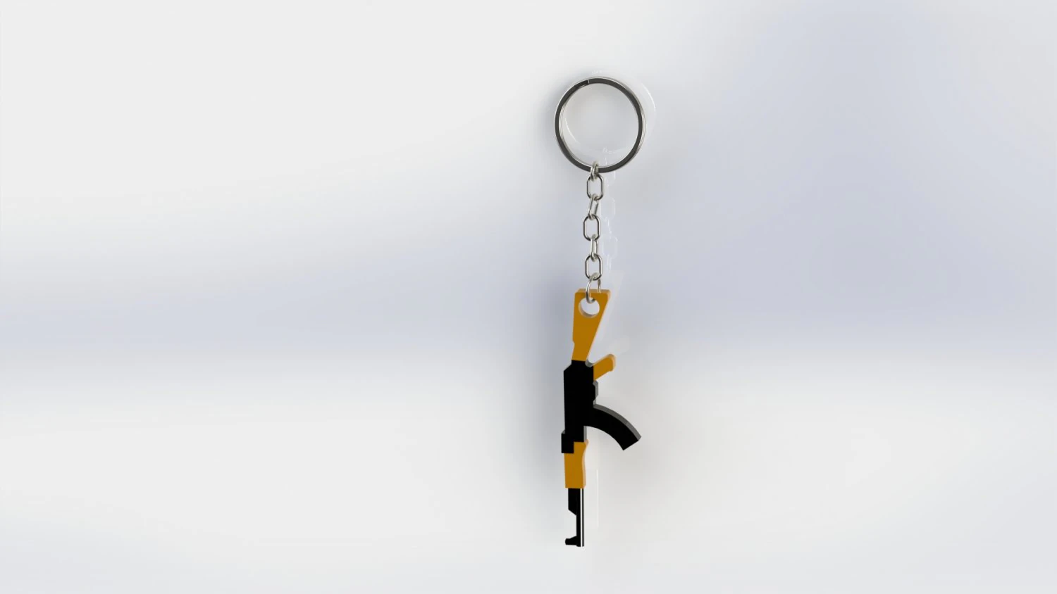 keychain ak47 3D Print Model .c4d .max .obj .3ds .fbx .stl .blend