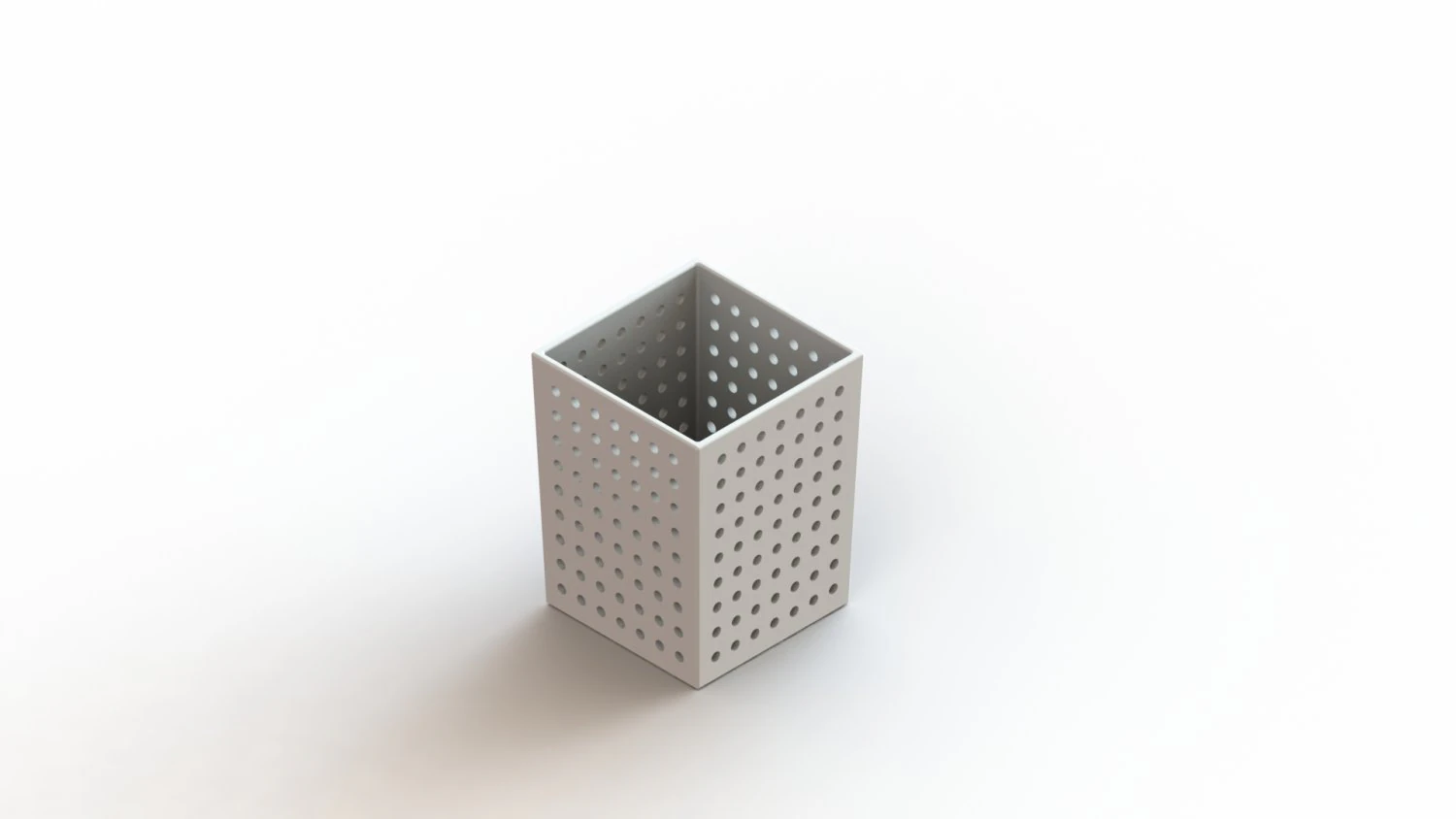 simple pencil case 3D Print Model .c4d .max .obj .3ds .fbx .stl .blend 