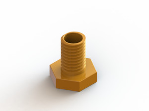 bolt pencil case 3d Model do druku 3D