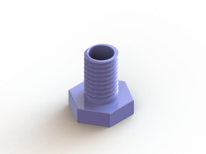 bolt pencil case 3d Model do druku 3D